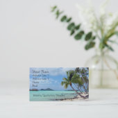 Bora Bora Lagune-Visitenkarte Visitenkarte (Stehend Vorderseite)