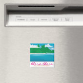 Bora bora landscape magnet (In Situ (Geschirrspüler))