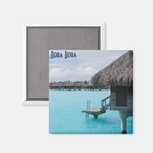 Bora Bora Magnet (Vorderseite/Rückseite)