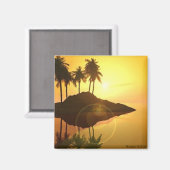 Bora Bora Magnet (Vorderseite/Rückseite)