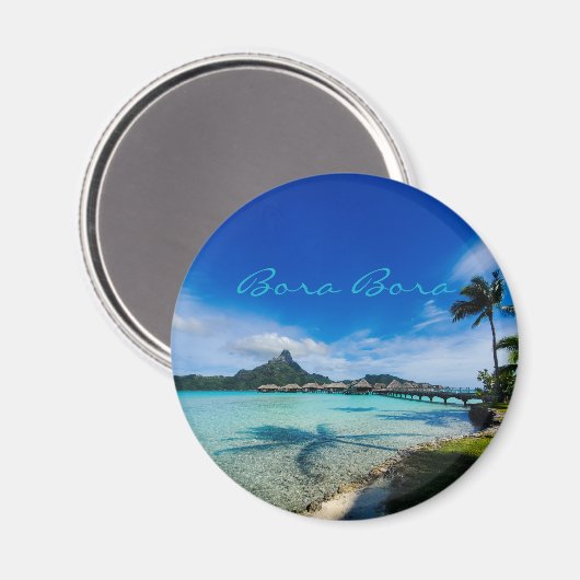 Bora Bora Magnet (Vorderseite/Rückseite)