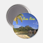 Bora Bora Magnet (Vorderseite/Rückseite)