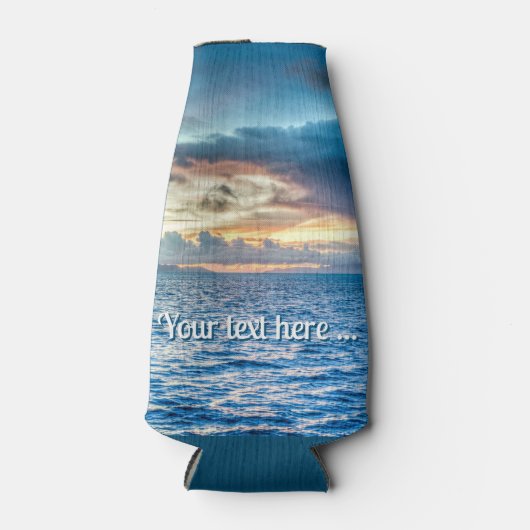 Bora Bora Ocean View Foto Flaschenkühler (Vorderseite)