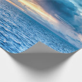 Bora Bora Ocean View Foto Geschenkpapier (Ecke)