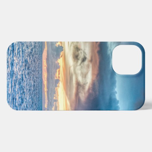 Bora Bora Ocean View Foto iPhone Hülle (Rückseite (Horizontal))