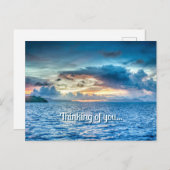 Bora Bora Ocean View Foto Postkarte (Vorne/Hinten)