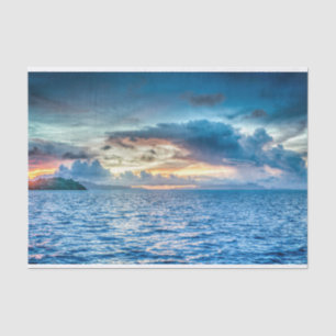 Bora Bora Ocean View Foto Seidenpapier