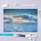 Bora Bora Ocean View Foto Seidenpapier (Handwerk)