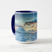 Bora Bora Ocean View Foto Tasse (Vorderseite Links)