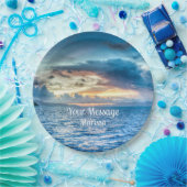 Bora Bora Ocean View Foto Tissue Paper Pappteller (Party)