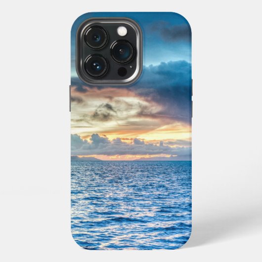 Bora Bora Ozeanblick Fotografie iPhone Hülle (Hinten)