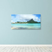 Bora Bora Panorama Print Leinwanddruck (Insitu (Holzboden))