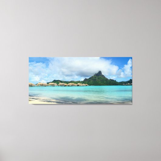 Bora Bora Panorama Print Leinwanddruck (Vorderseite)