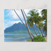 Bora Bora Paradise, Bungalow Overwater Postkarte (Vorderseite)