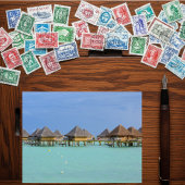 Bora Bora Paradise, Bungalow Overwater Postkarte