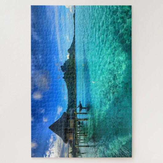 Bora Bora Paradise, Bungalow Overwater Puzzle (Vertikal)