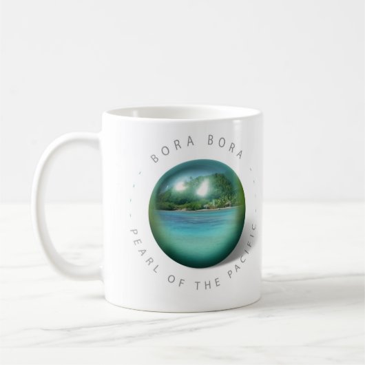 Bora Bora Perlen-Tasse Kaffeetasse (Links)