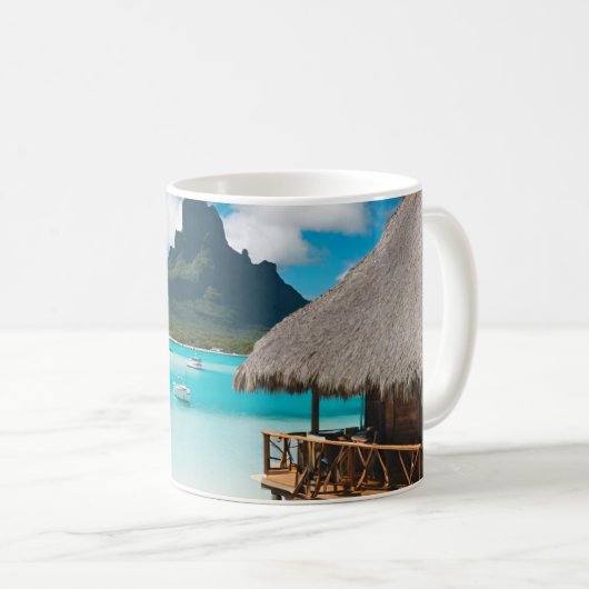 Bora Bora Postcard (2) Kaffeetasse (VorderseiteRechts)