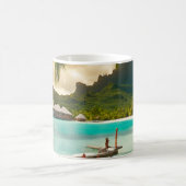 Bora Bora Postcard (Bora Bora d) Kaffeetasse (Mittel)