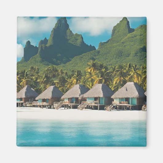 Bora Bora Postcard (Bora Bora e) Magnet (Vorne)