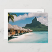 Bora Bora Postcard (Bora Bora s13) Postkarte (Vorne/Hinten)
