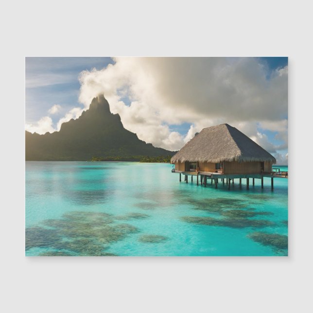Bora Bora Postcard Magnetkarte (Vorderseite)