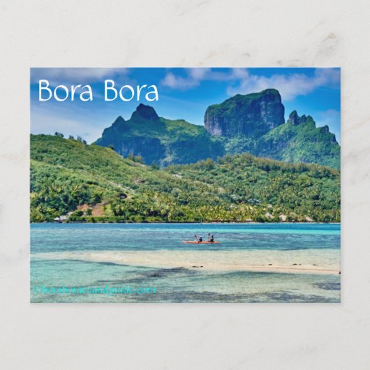 Bora Bora Postcard Postkarte (Vorderseite)