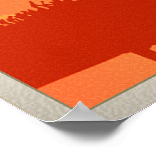 BORA BORA Poster (Ecke)