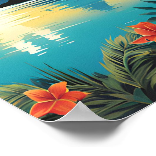 Bora Bora Poster (Ecke)