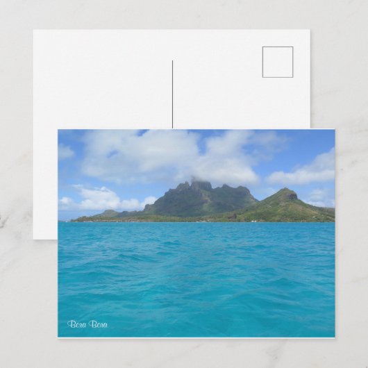 Bora Bora Postkarte (Vorne/Hinten)