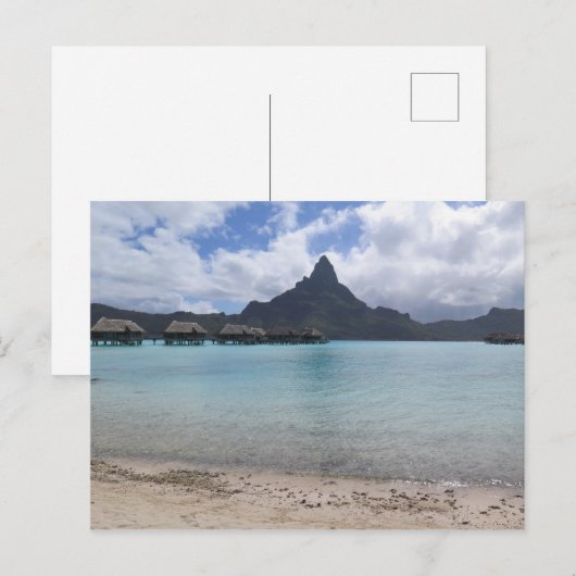 Bora Bora Postkarte (Vorne/Hinten)