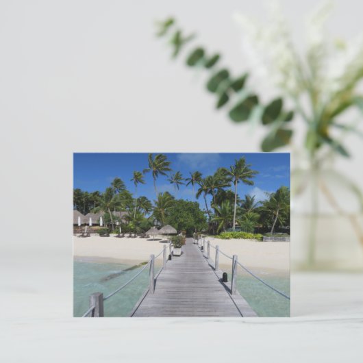 Bora Bora Postkarte (Stehend Vorderseite)