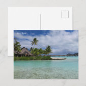 Bora Bora Postkarte (Vorne/Hinten)