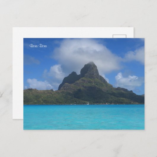 Bora Bora Postkarte (Vorne/Hinten)