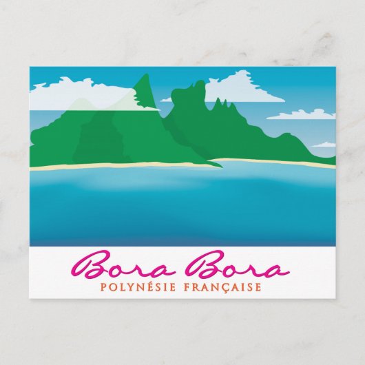 Bora Bora Postkarte (Vorderseite)