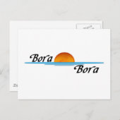 Bora Bora Postkarte (Vorne/Hinten)