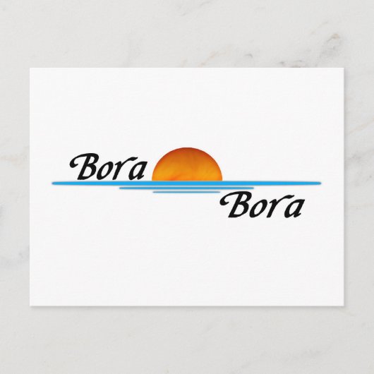 Bora Bora Postkarte (Vorderseite)
