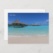 Bora Bora Postkarte (Vorne/Hinten)