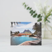 Bora Bora Postkarte (Stehend Vorderseite)