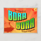 BORA BORA POSTKARTE (Vorderseite)