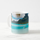 Bora Bora Postkarte (2) Kaffeetasse (Vorderseite Links)