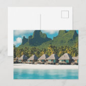 Bora Bora Postkarte (Bora Bora e) (Vorne/Hinten)