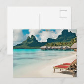 Bora Bora Postkarte (Bora Bora f) (Vorne/Hinten)
