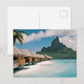 Bora Bora Postkarte (Bora Bora s13) (Vorne/Hinten)