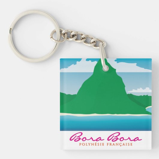 Bora Bora Schlüsselanhänger (Vorderseite)