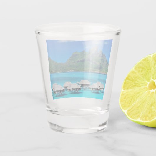 Bora Bora Schnapsglas (Rückseite)