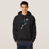 Bora Bora Sea Turtles Scuba Diving with Turtles Hoodie (Vorne ganz)