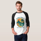 Bora Bora Serenity – Tropisches Französisch-Polyne T-Shirt (Vorne ganz)
