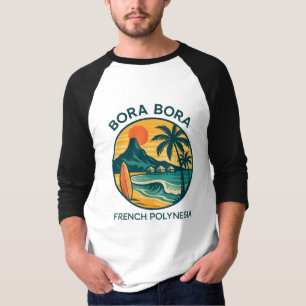 Bora Bora Serenity – Tropisches Französisch-Polyne T-Shirt