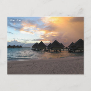 Bora Bora Sonnenaufgang Feiertagspostkarte